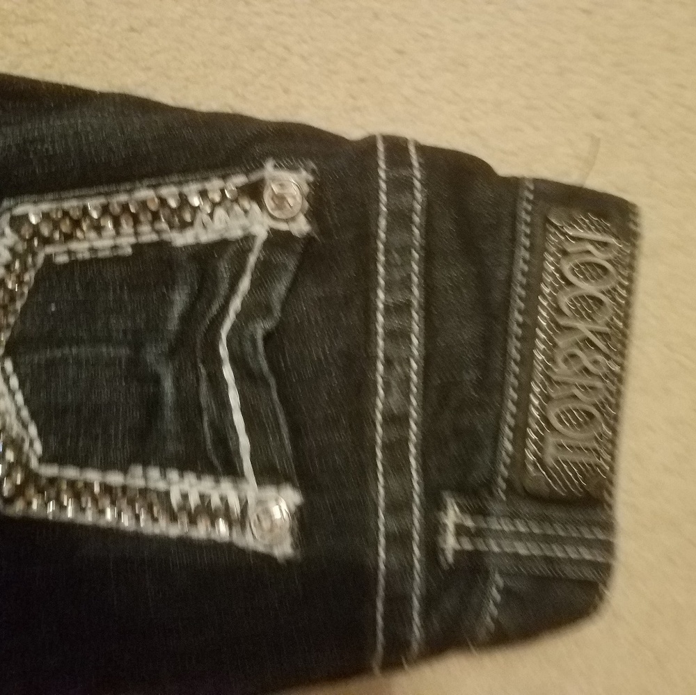 Rock and roll cowgirl little girl jeans